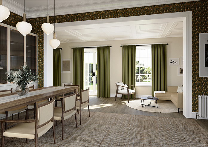 Ascot, Muted Green - Made to Measure Curtains - Image 7
